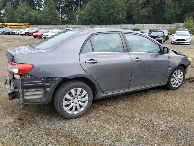 2T1BU4EEXDC980308 - 2013 TOYOTA COROLLA BASE Серый фото 3