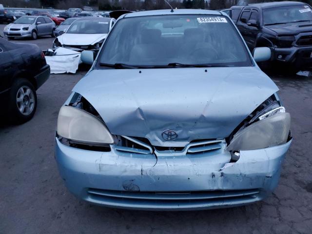 JT2BK18U120070084 - 2002 TOYOTA PRIUS BLUE photo 5