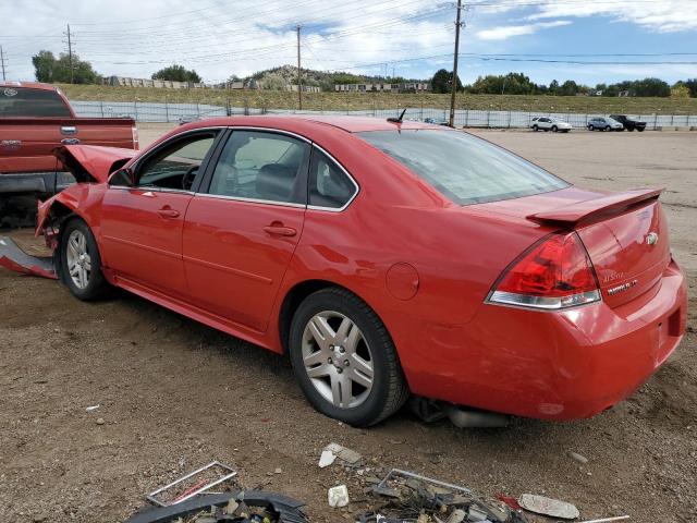 2G1WB5E39C1167186 - 2012 CHEVROLET IMPALA LT RED photo 2