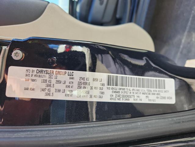 2C4RC1BGXDR656779 - 2013 CHRYSLER TOWN & COU TOURING Қара фото 13