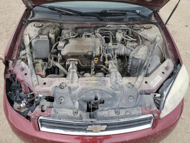 2G1WU58R379173082 - 2007 CHEVROLET IMPALA LTZ ბურგუნდია ფოტო 11