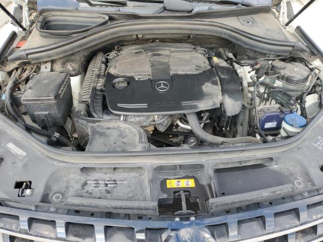 4JGDA5HBXEA370726 - 2014 MERCEDES-BENZ ML 350 4MATIC WHITE photo 12