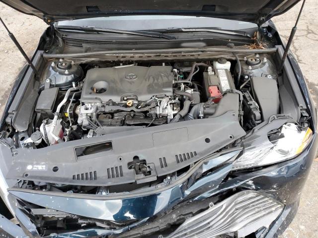 4T1B11HKXKU818375 - 2019 TOYOTA CAMRY L BLUE photo 11