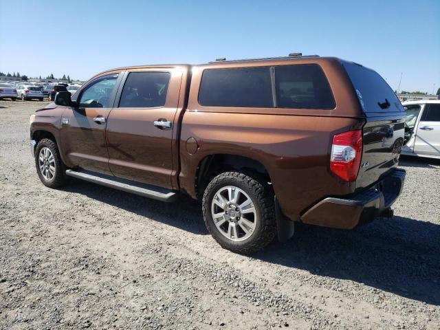 5TFAY5F14EX410728 - 2014 TOYOTA TUNDRA CREWMAX PLATINUM BROWN photo 2