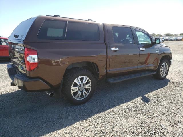 5TFAY5F14EX410728 - 2014 TOYOTA TUNDRA CREWMAX PLATINUM BROWN photo 3