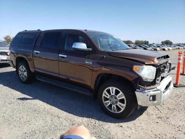 5TFAY5F14EX410728 - 2014 TOYOTA TUNDRA CREWMAX PLATINUM BROWN photo 4