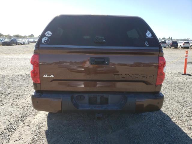5TFAY5F14EX410728 - 2014 TOYOTA TUNDRA CREWMAX PLATINUM BROWN photo 6