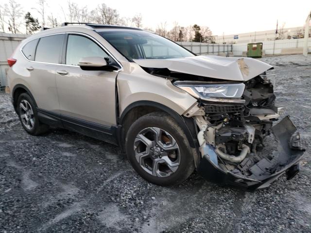 5J6RW2H5XJL003998 - 2018 HONDA CR-V EX TAN photo 4