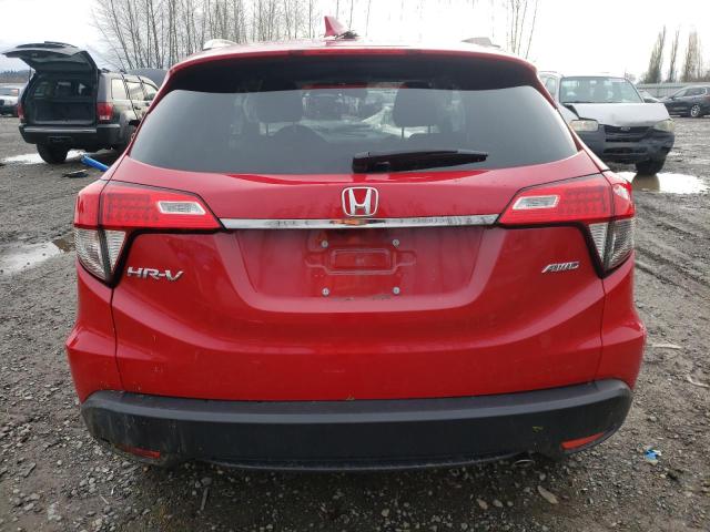 3CZRU6H51LM735340 - 2020 HONDA HR-V EX RED photo 6