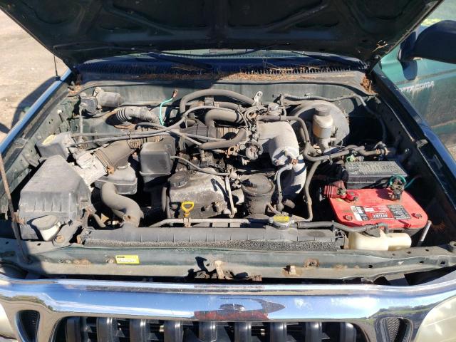 5TESM92N02Z049227 - 2002 TOYOTA TACOMA XTRACAB PRERUNNER Зеленый фото 11