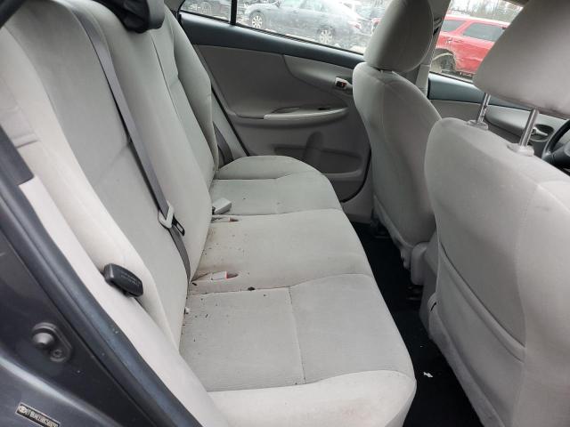 2T1BU4EE6BC569792 - 2011 TOYOTA COROLLA BASE GRAY photo 10