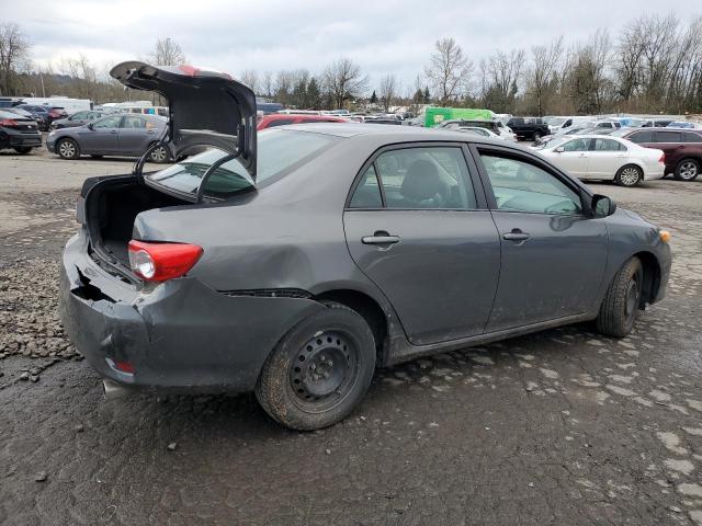 2T1BU4EE6BC569792 - 2011 TOYOTA COROLLA BASE GRAY photo 3