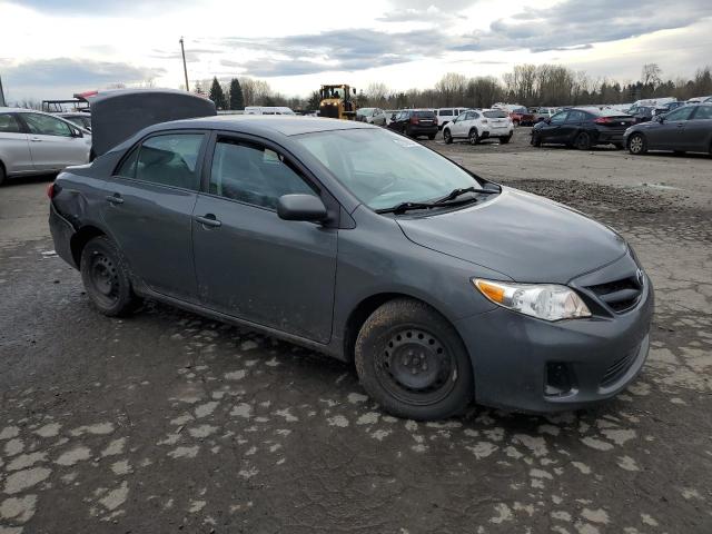 2T1BU4EE6BC569792 - 2011 TOYOTA COROLLA BASE GRAY photo 4