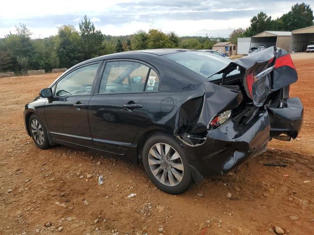 2HGFA16819H302921 - 2009 HONDA CIVIC EX BLACK photo 2