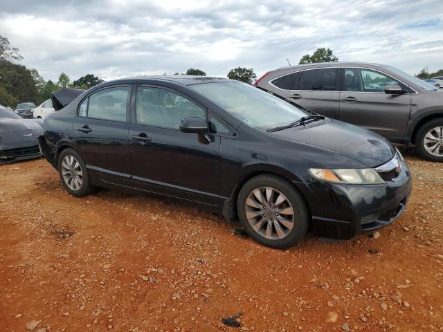 2HGFA16819H302921 - 2009 HONDA CIVIC EX BLACK photo 4