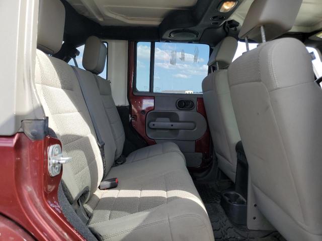 1J4GA59147L157313 - 2007 JEEP WRANGLER SAHARA Rojo foto 10