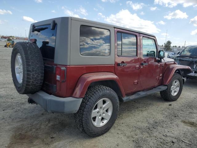 1J4GA59147L157313 - 2007 JEEP WRANGLER SAHARA Rojo foto 3