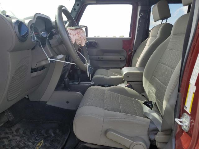 1J4GA59147L157313 - 2007 JEEP WRANGLER SAHARA Rojo foto 7