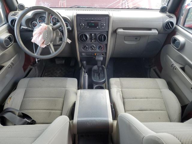 1J4GA59147L157313 - 2007 JEEP WRANGLER SAHARA Rojo foto 8