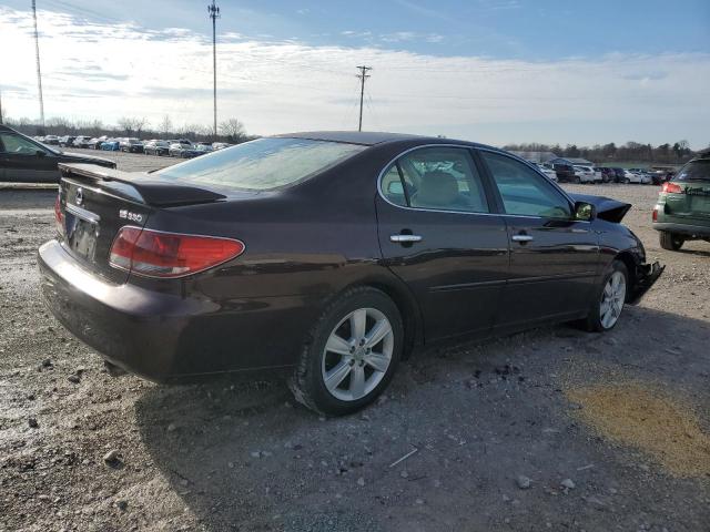 JTHBA30G555093627 - 2005 LEXUS ES 330 MAROON photo 3