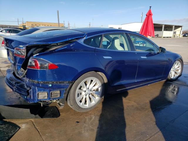 5YJSA1E27JF275440 - 2018 TESLA MODEL S BLUE photo 3