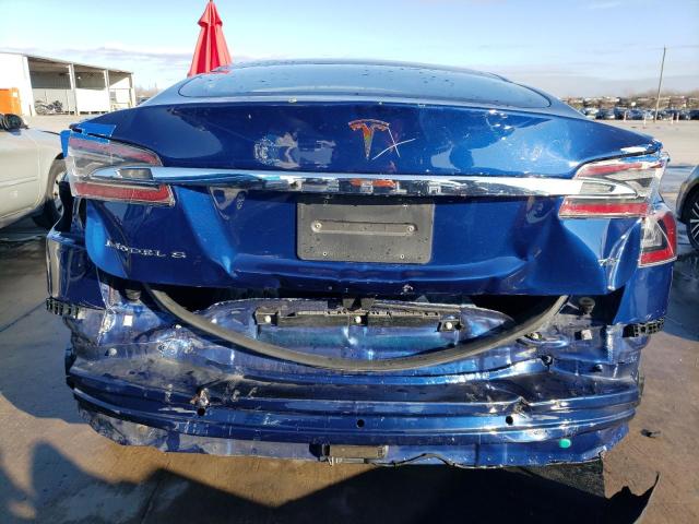 5YJSA1E27JF275440 - 2018 TESLA MODEL S BLUE photo 6