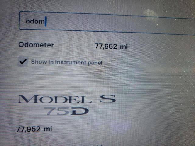 5YJSA1E27JF275440 - 2018 TESLA MODEL S Կապույտ լուսանկար 9