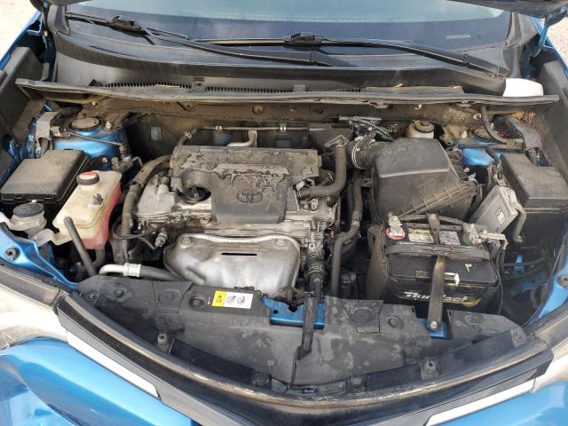 JTMZFREV5GJ095884 - 2016 TOYOTA RAV4 LE 蓝色 照片 12