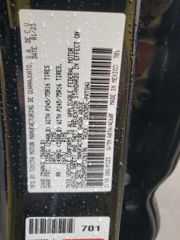 3TYCZ5AN5PT126196 - 2023 TOYOTA TACOMA DOUBLE CAB 黑色 照片 13