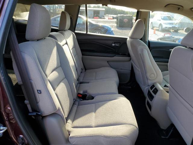 5FNYF5H3XHB013140 - 2017 HONDA PILOT EX BURGUNDY photo 10