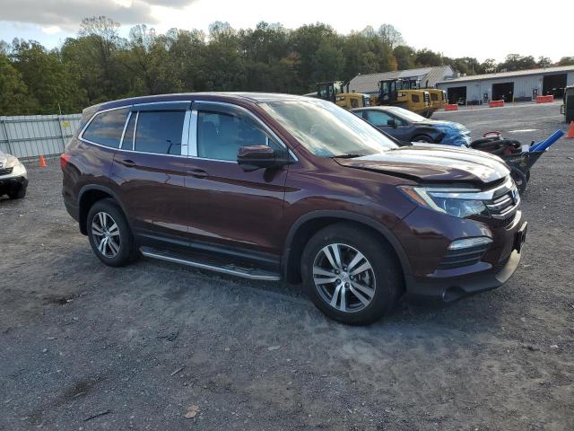 5FNYF5H3XHB013140 - 2017 HONDA PILOT EX BURGUNDY photo 4