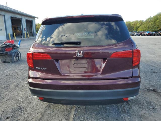 5FNYF5H3XHB013140 - 2017 HONDA PILOT EX BURGUNDY photo 6