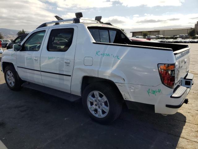 2HJYK16567H540587 - 2007 HONDA RIDGELINE RTL WHITE photo 2