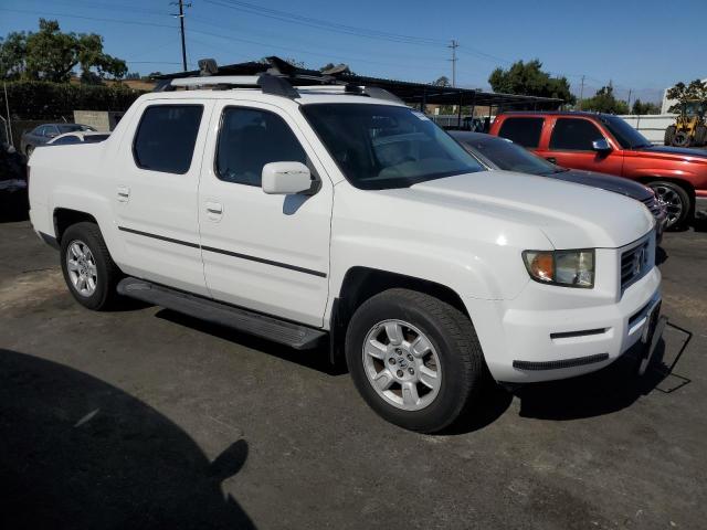 2HJYK16567H540587 - 2007 HONDA RIDGELINE RTL WHITE photo 4