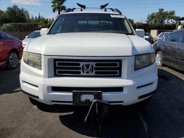 2HJYK16567H540587 - 2007 HONDA RIDGELINE RTL WHITE photo 5