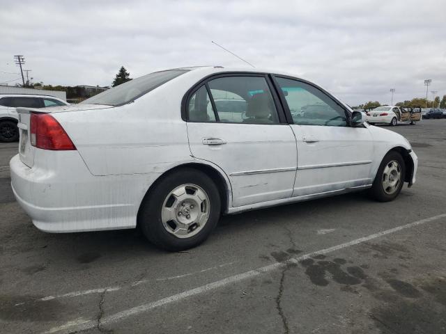 JHMES96625S020275 - 2005 HONDA CIVIC HYBRID WHITE photo 3