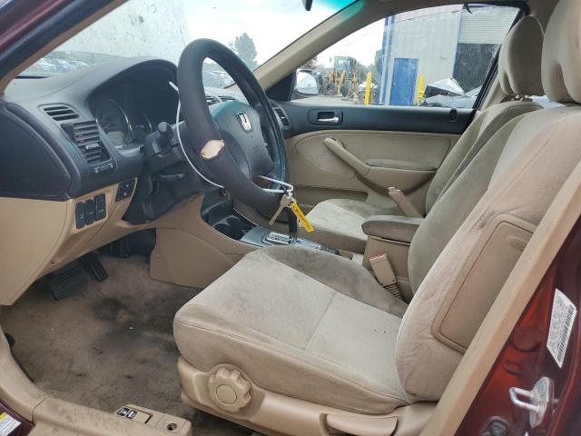 JHMES96625S020275 - 2005 HONDA CIVIC HYBRID WHITE photo 7