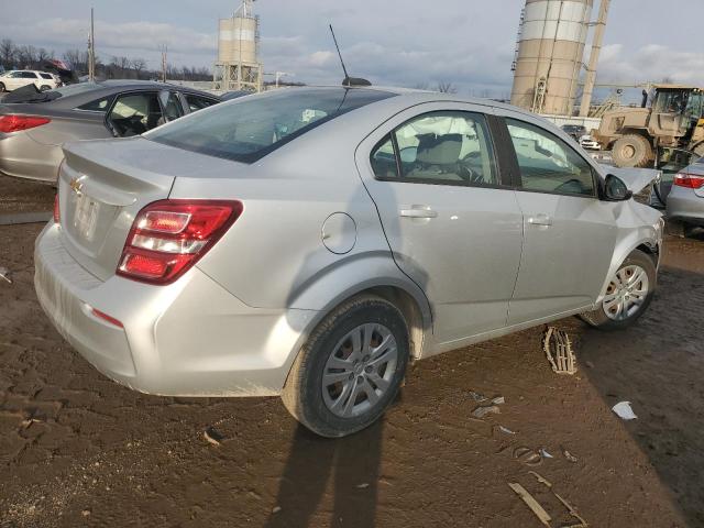 1G1JB5SH5H4143361 - 2017 CHEVROLET SONIC LS SILVER photo 3