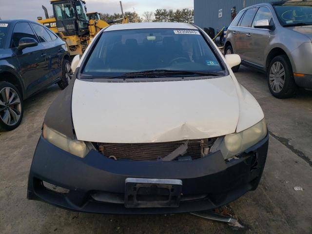 2HGFA16629H346327 - 2009 HONDA CIVIC LX-S Սպիտակ լուսանկար 5