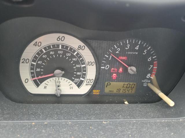 JTKKT624865001193 - 2006 TOYOTA SCION XA BLACK photo 9