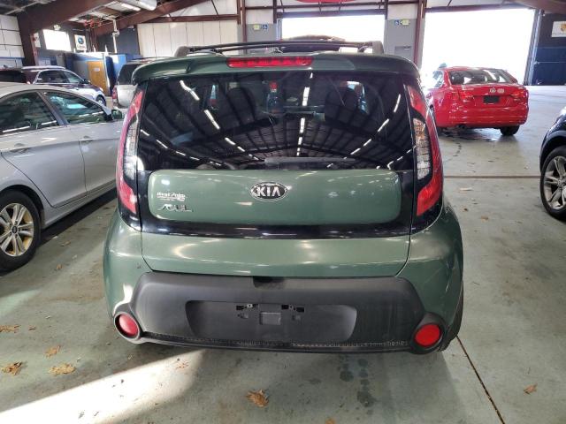 KNDJP3A5XE7008794 - 2014 KIA SOUL + GREEN photo 6