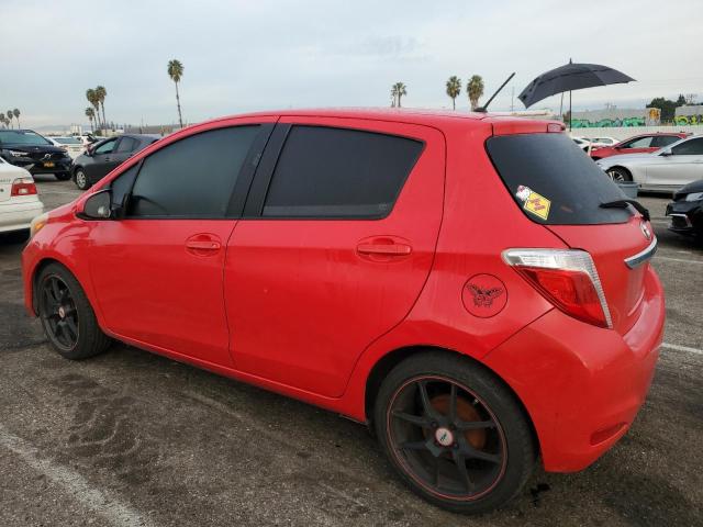 VNKKTUD37EA002347 - 2014 TOYOTA YARIS RED photo 2