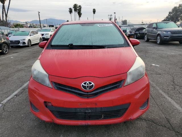 VNKKTUD37EA002347 - 2014 TOYOTA YARIS RED photo 5