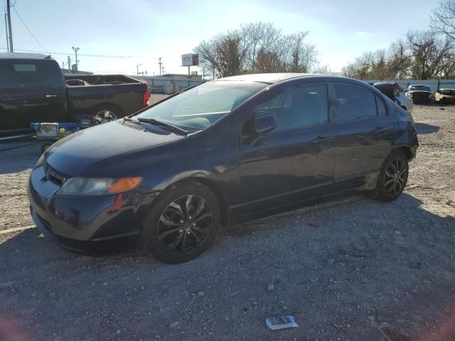 1HGFA16528L026062 - 2008 HONDA CIVIC LX BLUE photo 1