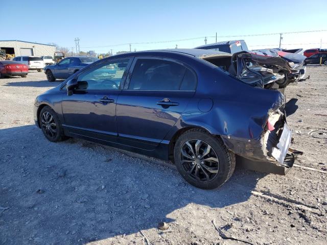 1HGFA16528L026062 - 2008 HONDA CIVIC LX BLUE photo 2