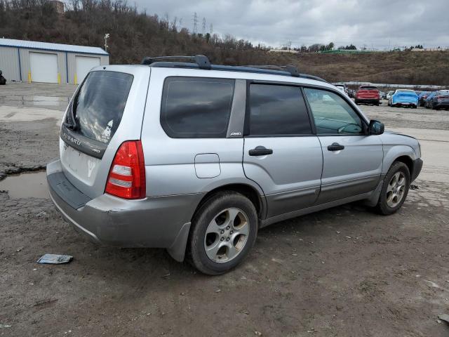 JF1SG65684H729963 - 2004 SUBARU FORESTER 2.5XS GRAY photo 3