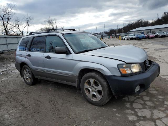 JF1SG65684H729963 - 2004 SUBARU FORESTER 2.5XS GRAY photo 4
