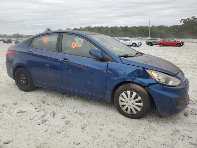 KMHCT4AE4HU170237 - 2017 HYUNDAI ACCENT SE BLUE photo 4