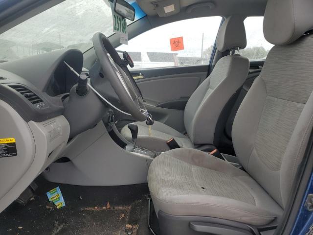 KMHCT4AE4HU170237 - 2017 HYUNDAI ACCENT SE BLUE photo 7