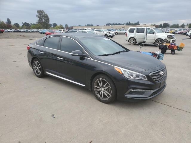 5NPE34AB6FH219433 - 2015 HYUNDAI SONATA SPORT შავი ფოტო 4